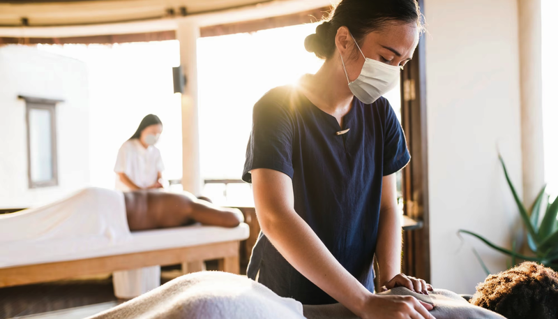 massage in the brick spa