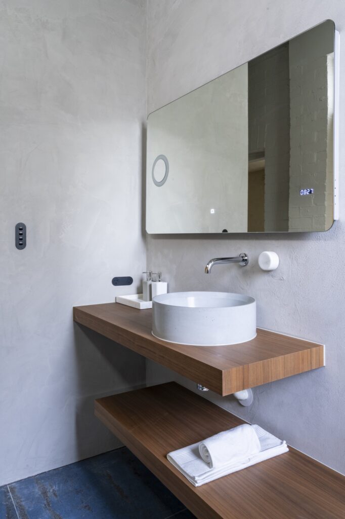 solo bliss king bed suite room beach house alternative st kilda in the brick spa hotel bathroom