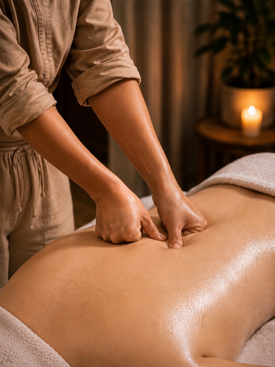 in the brick spa deep tissue massage therapy